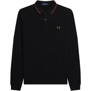 Fred Perry Fp Ls Twin Tipped Shirt Schwarz