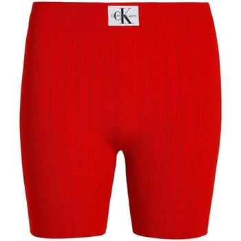 Kleidung Damen Shorts / Bermudas Calvin Klein Jeans  Rot