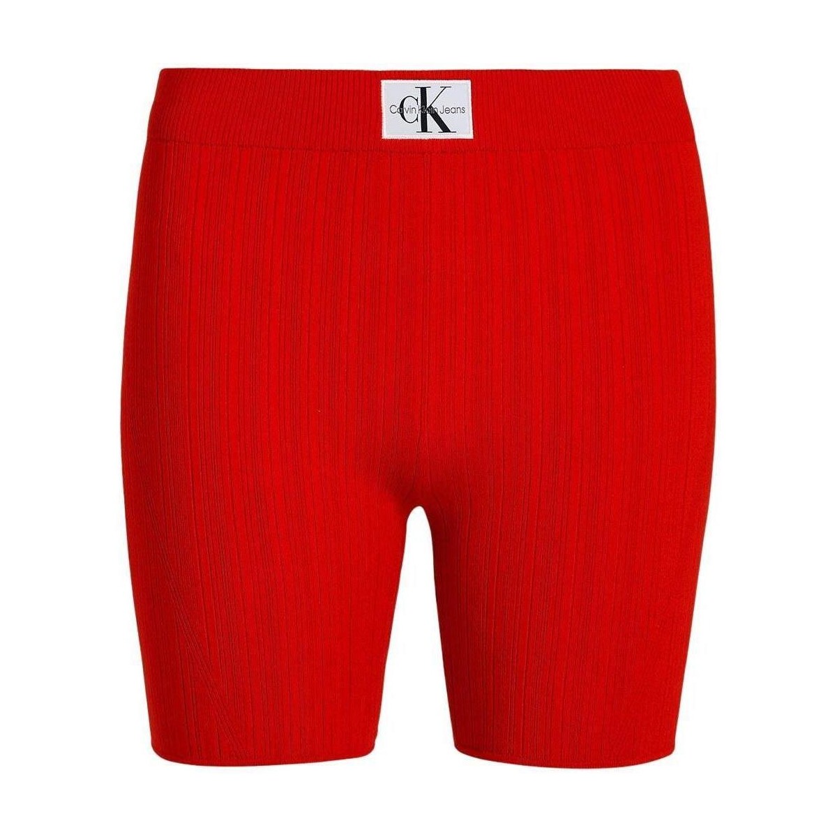 Kleidung Damen Shorts / Bermudas Calvin Klein Jeans  Rot
