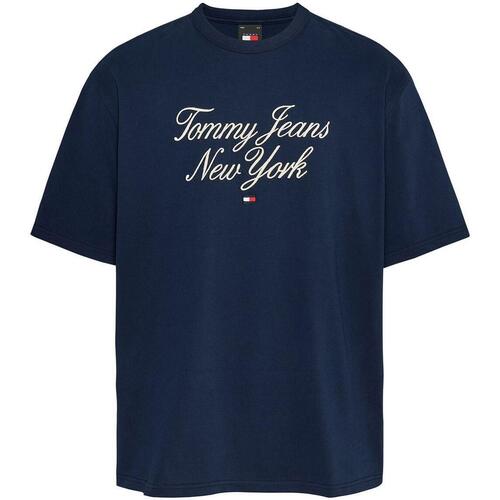 Kleidung Herren T-Shirts Tommy Jeans  Blau