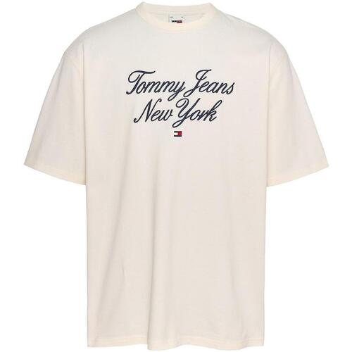 Kleidung Herren T-Shirts Tommy Jeans  Weiss