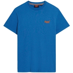 Kleidung Herren T-Shirts Superdry Essential Logo Blau