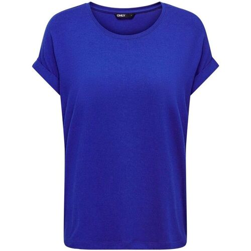 Kleidung Damen T-Shirts & Poloshirts Only 15106662 MONSTER-SURF THE WEB Blau
