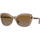 Uhren & Schmuck Damen Sonnenbrillen Vogue Sonnenbrille VO5515SB 2940T5 Polarisiert Braun