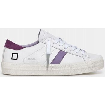 Schuhe Damen Sneaker Date W401-HL-VD-IP - HILL LOW VINT.COLORED-WHITE PURPLE Weiss