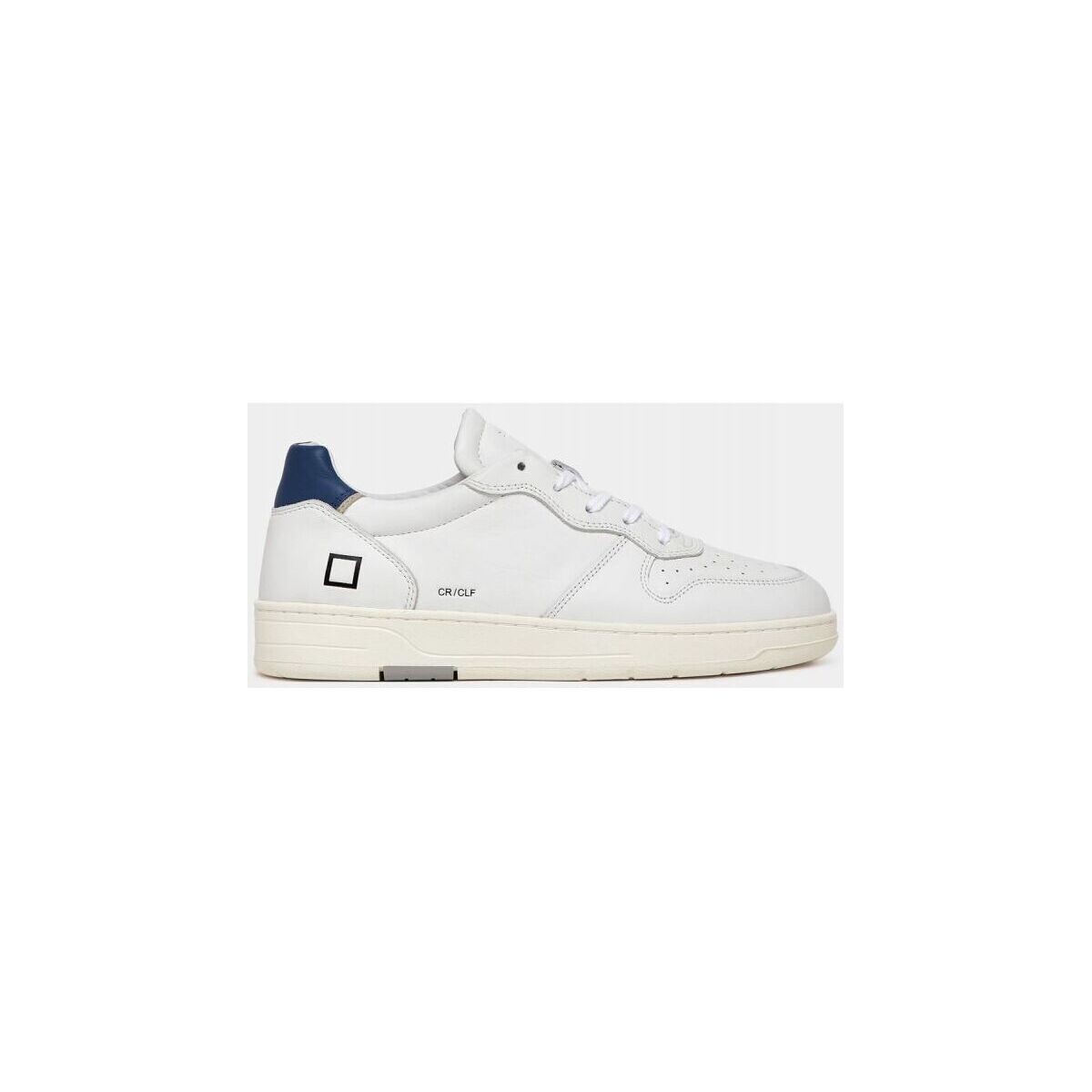 Schuhe Herren Sneaker Date M997-CR-CA-WE - COURT CALF-WHITE BLUETTE Weiss