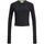Kleidung Damen T-Shirts & Poloshirts Jjxx 12224416 VALENTINA-BLACK Schwarz