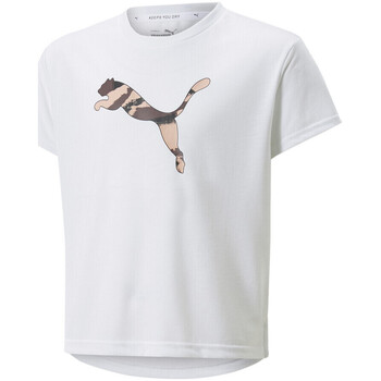Kleidung Mädchen T-Shirts & Poloshirts Puma 670191-02 Weiss