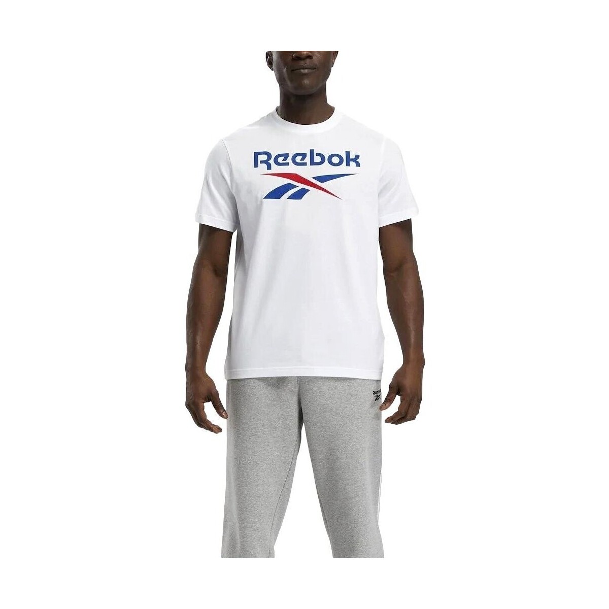 Kleidung Herren T-Shirts Reebok Sport CAMISETA HOMBRE  100071175-WHITE Weiss