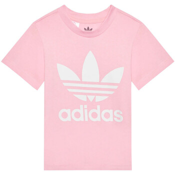 Kleidung Kinder T-Shirts adidas Originals HE2188 Rosa