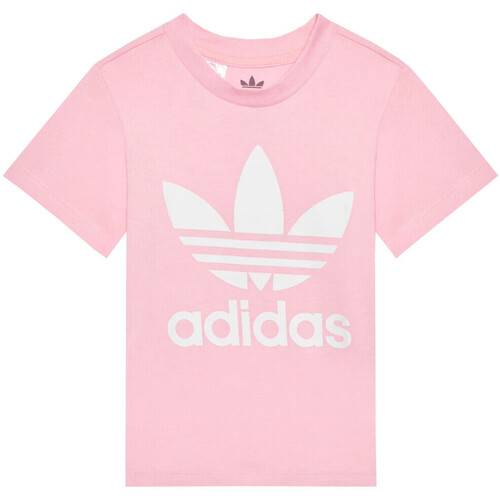 Kleidung Kinder T-Shirts adidas Originals HE2188 Rosa