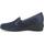Schuhe Damen Slipper Melluso R30618W-234400 Blau