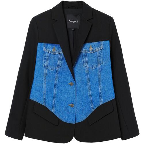 Kleidung Damen Jacken / Blazers Desigual 24SWEW29 Blau