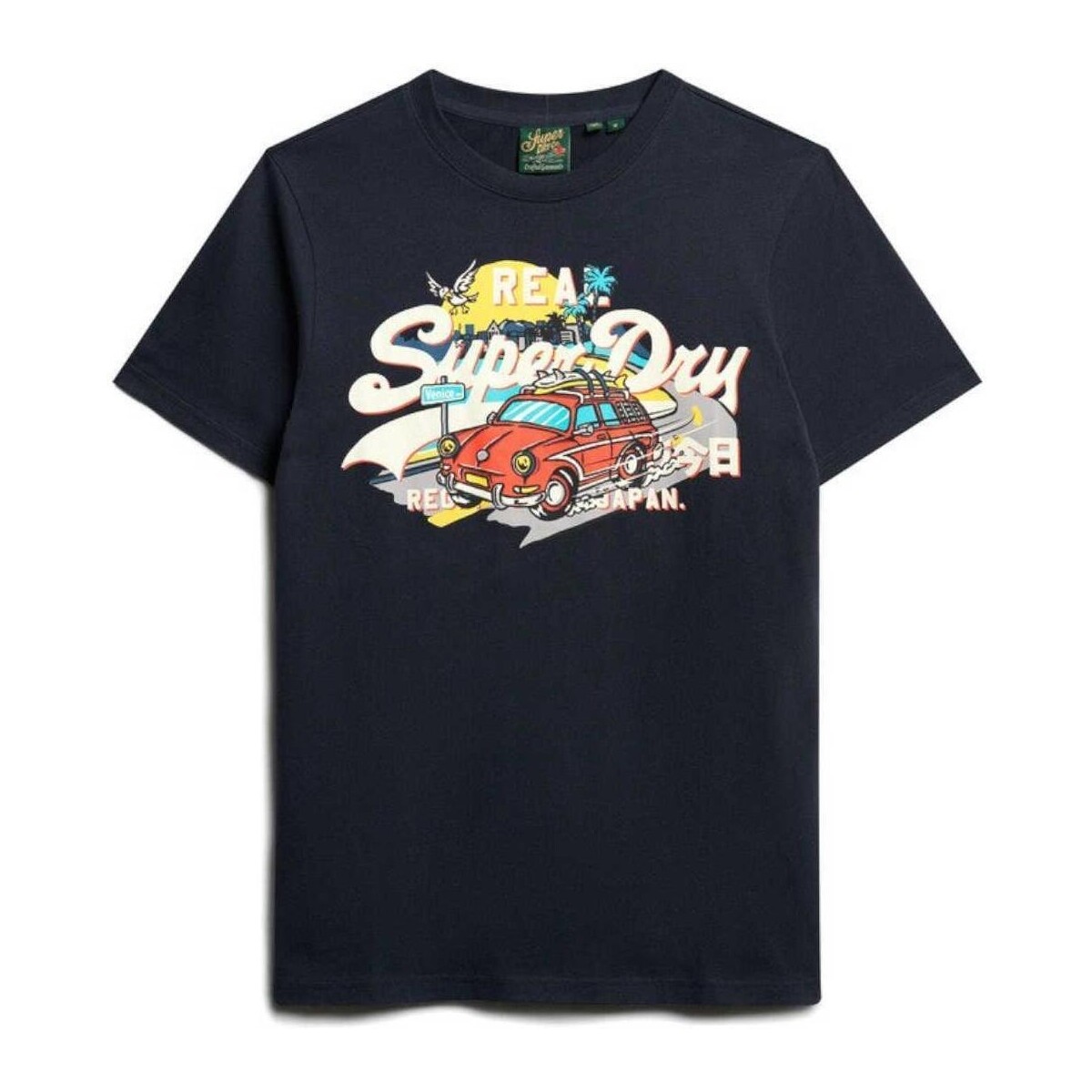 Kleidung Herren T-Shirts Superdry  Blau