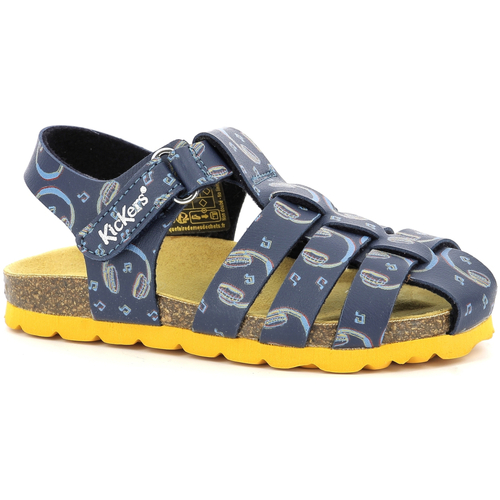 Schuhe Jungen Sandalen / Sandaletten Kickers Summertan Blau