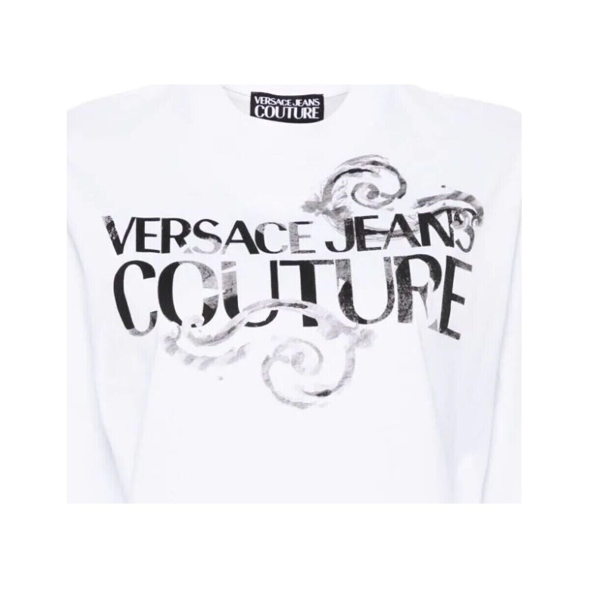 Kleidung Damen Langärmelige Polohemden Versace Jeans Couture 76HAHG01-CJ00G Weiss