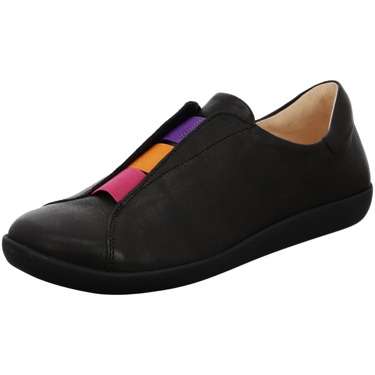 Schuhe Damen Slipper Think Slipper NATURE SCHWARZ 3-000945-0000 Schwarz