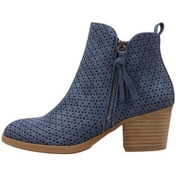 Schuhe Damen Low Boots Refresh 170572 Blau
