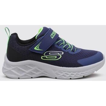 Schuhe Jungen Sneaker Low Skechers MICROSPEC II Blau