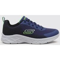 Schuhe Jungen Sneaker Low Skechers MICROSPEC II Blau