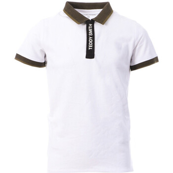 Kleidung Jungen T-Shirts & Poloshirts Teddy Smith 61307192D Weiss