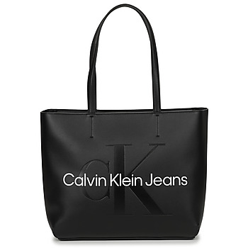 Taschen Damen Shopper / Einkaufstasche Calvin Klein Jeans CKJ SCULPTED NEW SHOPPER 29 Schwarz