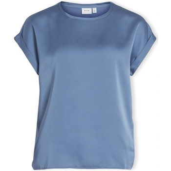 Kleidung Damen Tops / Blusen Vila Noos Top Ellette - Coronet Blue Blau