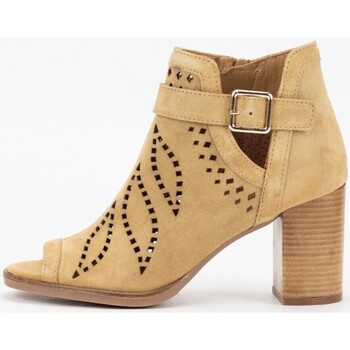 Schuhe Damen Stiefel Alpe Botines  en color camel para Beige