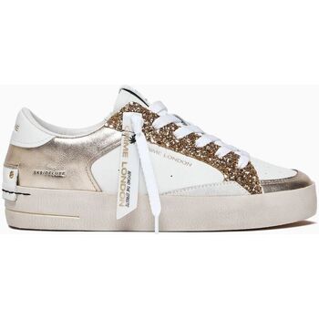 Schuhe Damen Sneaker Crime London SK8 DELUXE 27107-PP6 WHITE GOLD Weiss