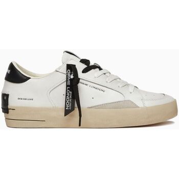 Schuhe Herren Sneaker Crime London SK8 DELUXE 17100-PP6 WHITE Weiss