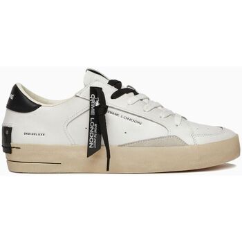 Schuhe Herren Sneaker Crime London SK8 DELUXE 17100-PP6 WHITE Weiss