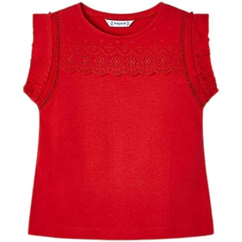 Kleidung Mädchen T-Shirts & Poloshirts Mayoral  Rot
