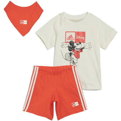 Kleidung Kinder Jogginganzüge adidas Originals IN7285 Weiss