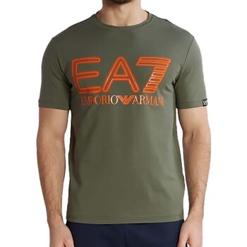Kleidung Herren T-Shirts & Poloshirts Emporio Armani EA7 T-Shirt Grün