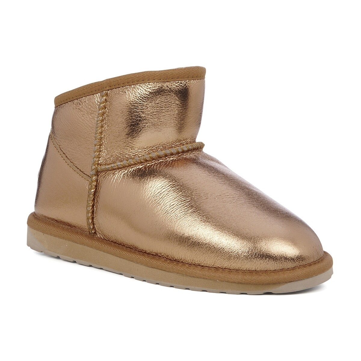 Schuhe Damen Low Boots EMU W12922-GOBR Gold