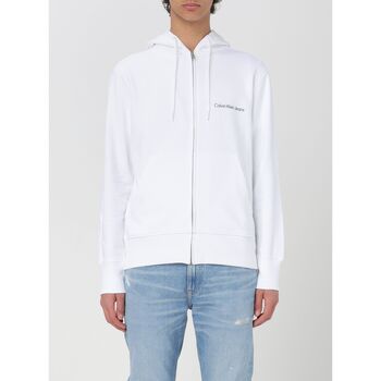 Kleidung Herren Sweatshirts Calvin Klein Jeans J30J325148 YAF Weiss