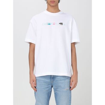 Kleidung Herren T-Shirts & Poloshirts Calvin Klein Jeans J30J325195 YAF Weiss