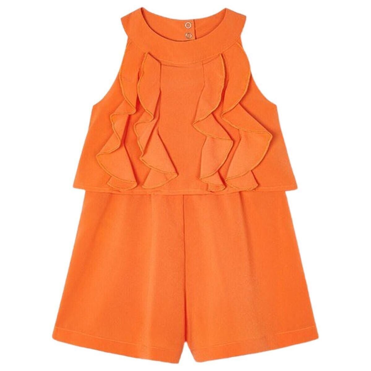 Kleidung Mädchen Kleider Mayoral  Orange