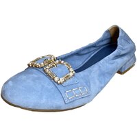 Schuhe Damen Ballerinas Donna Carolina 51.170.011 ADRIEL CLASP Blau
