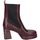 Schuhe Damen Low Boots Moma EY534 83302C Bordeaux