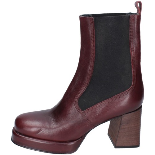 Schuhe Damen Low Boots Moma EY534 83302C Bordeaux