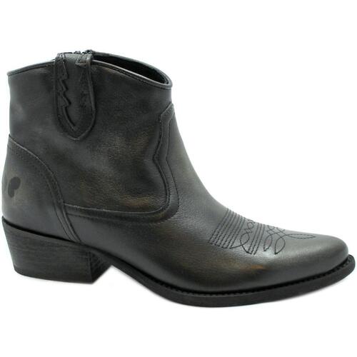 Schuhe Damen Low Boots Felmini FEL-CCC-B504-BL Schwarz