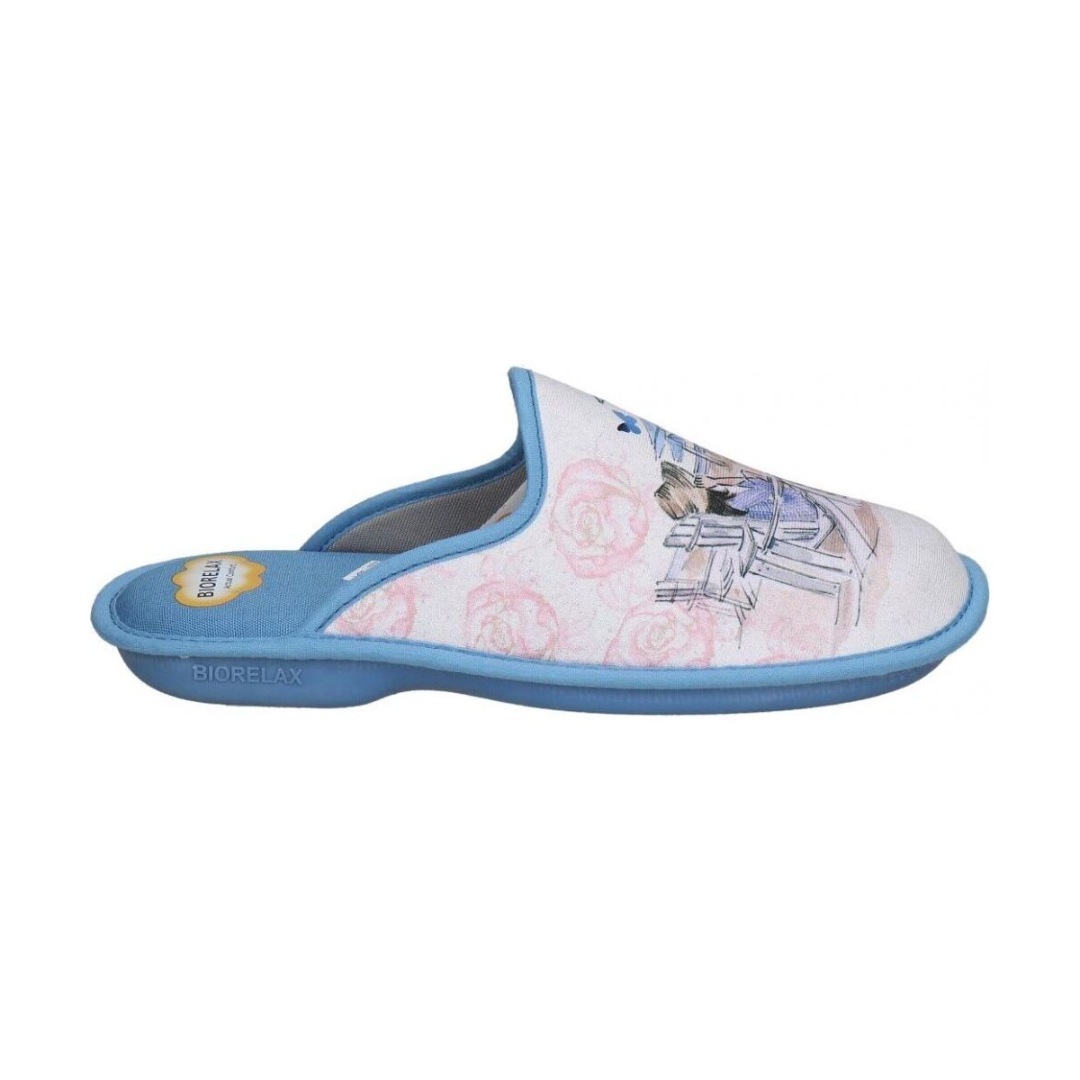 Schuhe Damen Hausschuhe Cosdam 4085 Blau