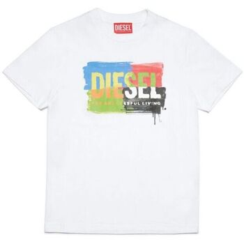 Diesel  T-Shirts & Poloshirts J01776-00YI9 - TKAND-K100 WHITE