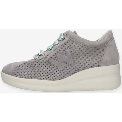 Schuhe Damen Sneaker High Melluso R20245W-JEANS Grau