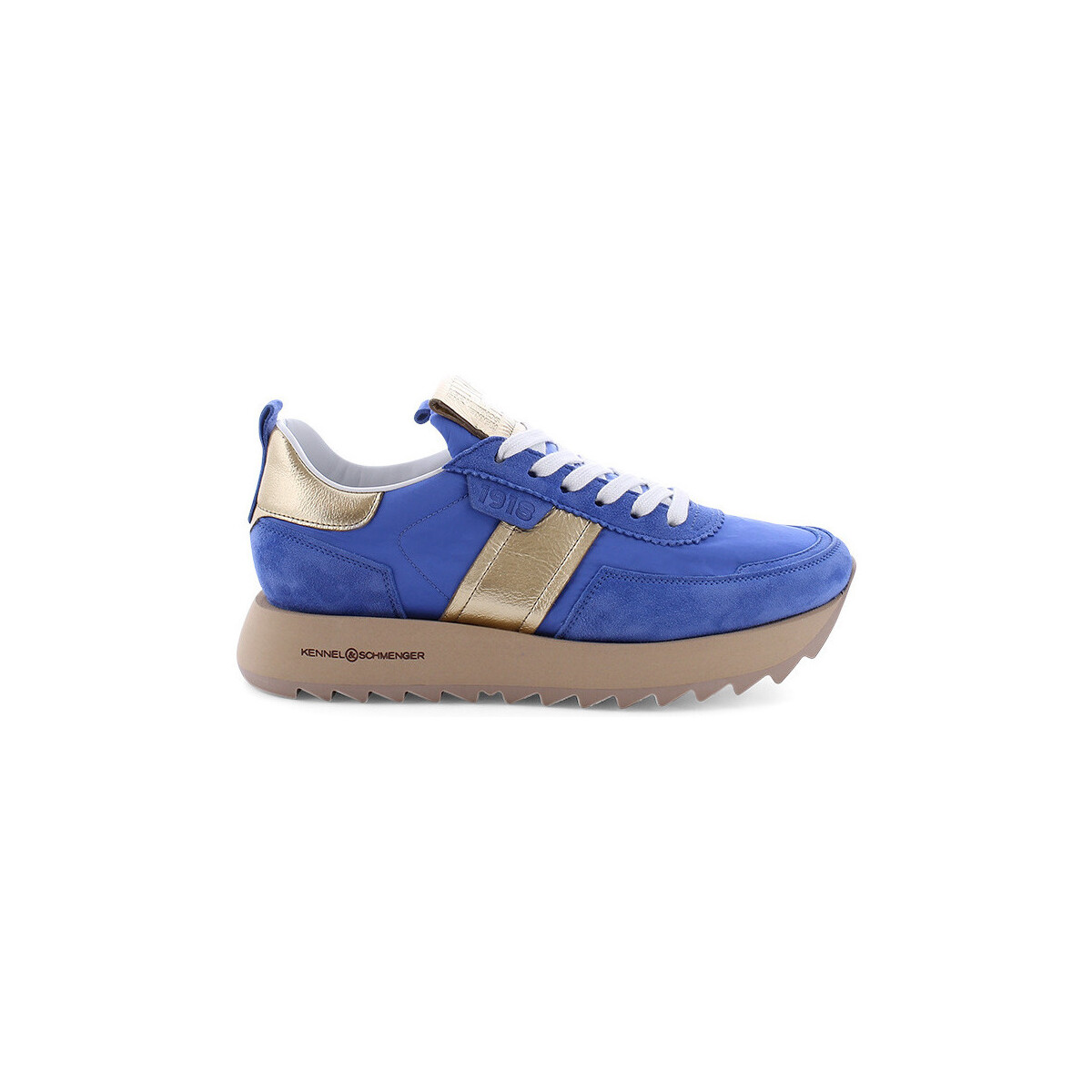 Schuhe Damen Sneaker Low Kennel + Schmenger PITCH Blau
