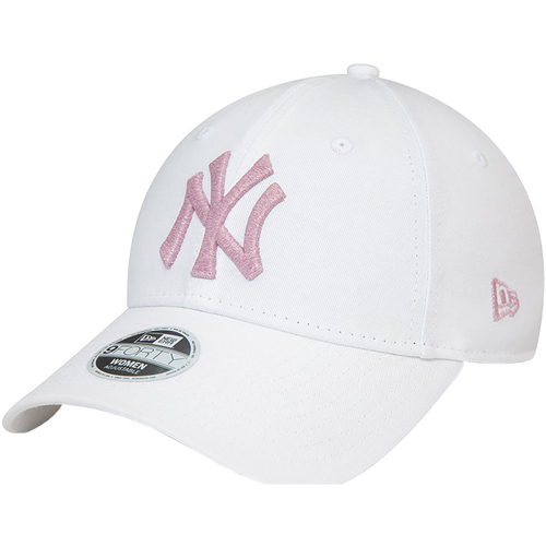 Accessoires Damen Schirmmütze New-Era 9FORTY New York Yankees Wmns Metallic Logo Cap Weiss