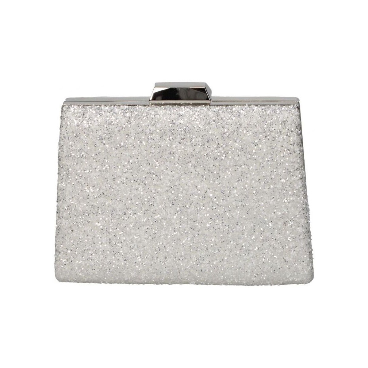 Taschen Damen Abendtasche und Clutch Fortunne 2309C-7 Silbern