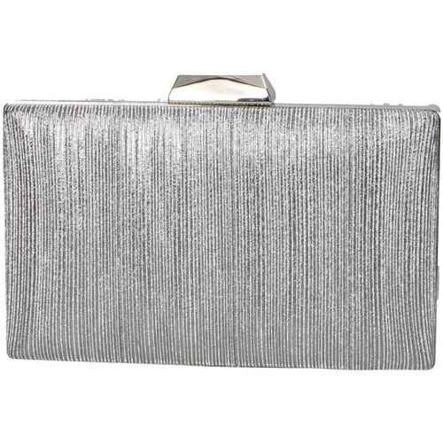 Taschen Damen Abendtasche und Clutch Fortunne 2309C-17 Grau