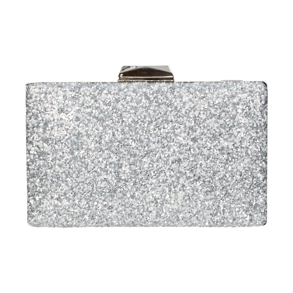 Taschen Damen Abendtasche und Clutch Fortunne 2309C-6 Silbern